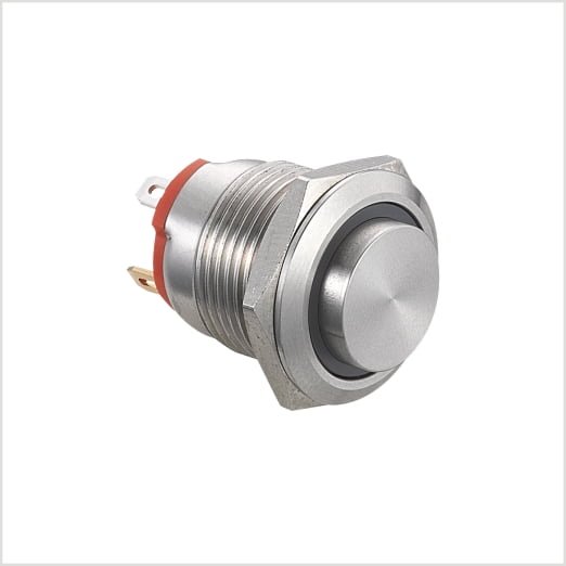 VILLCASE Single Pole Push Button Light Switch Mini Wall