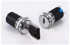 Yi Jia GQ16B key-lock selector metal push button switch 2