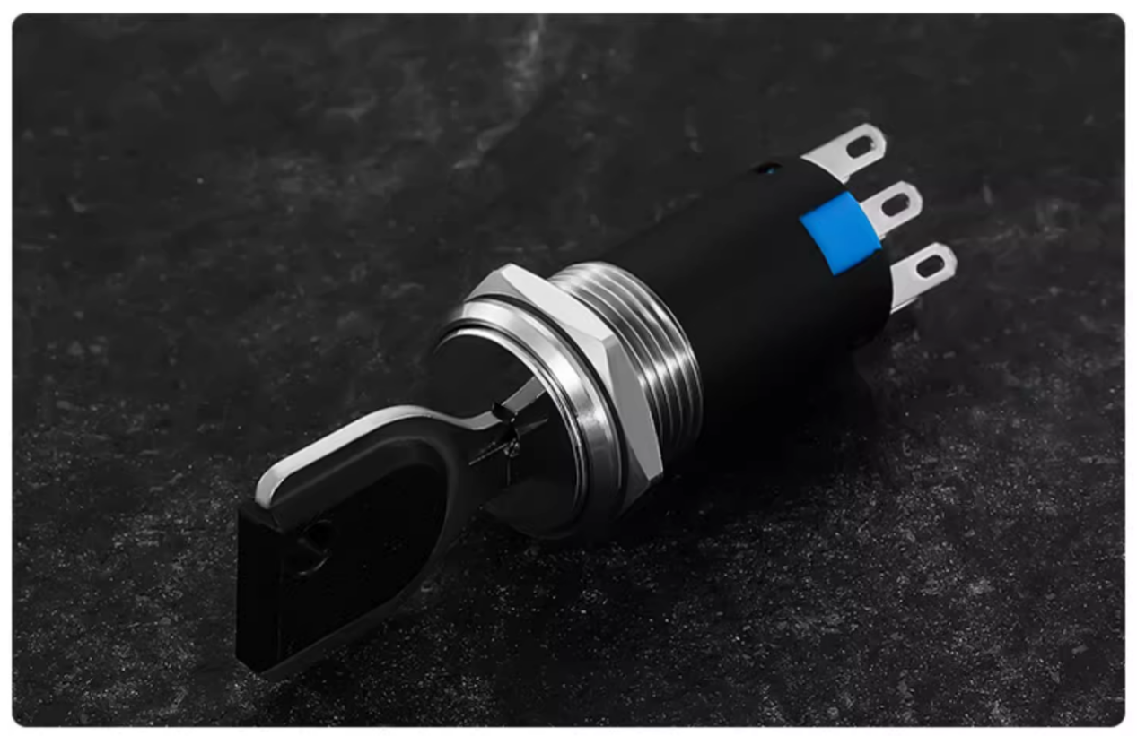 Yi Jia GQ16B key-lock selector metal push button switch