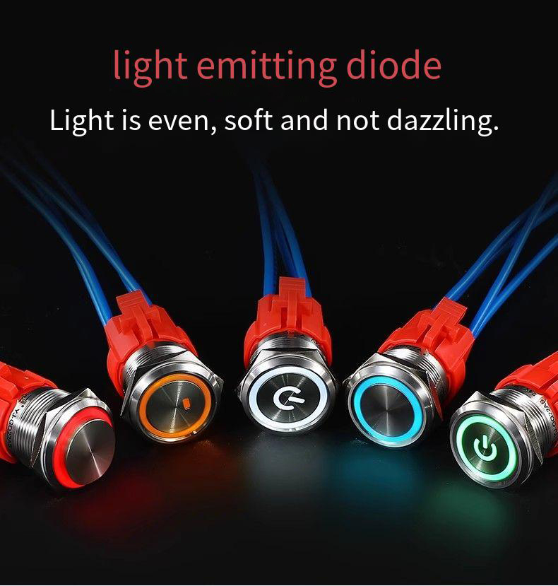 yi jia Push button metal switch