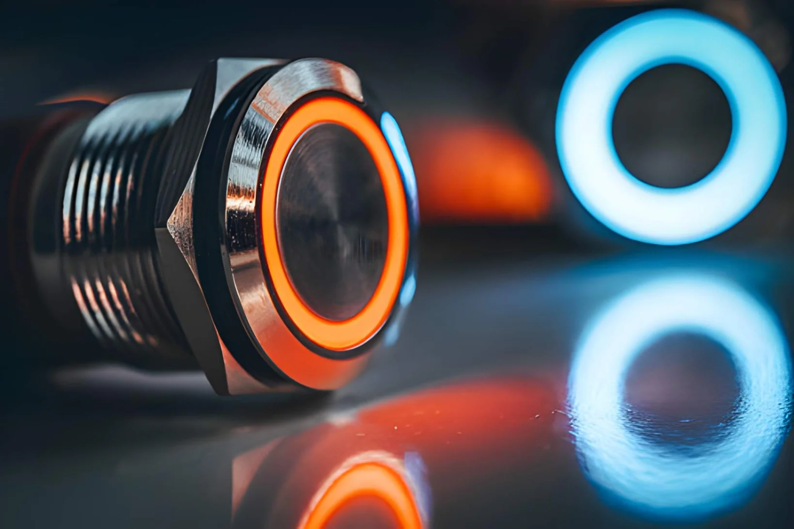 22mm Metal Push Button Switch 12V LED