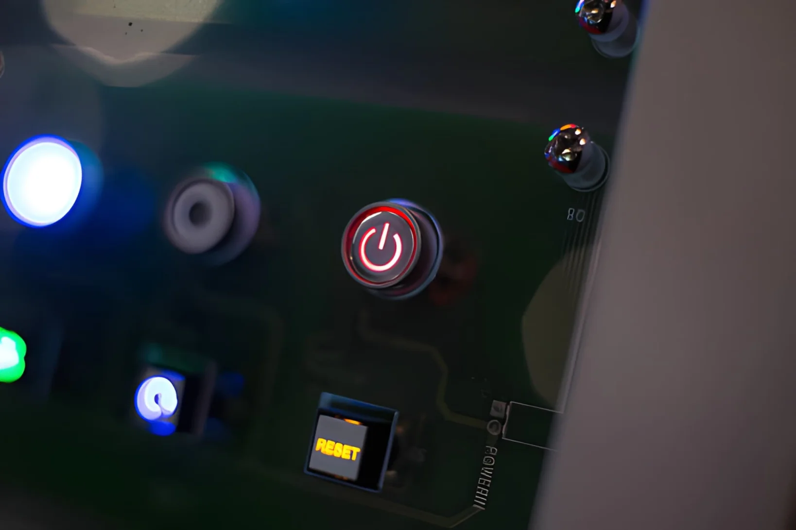 110V 220V illuminated push button switch