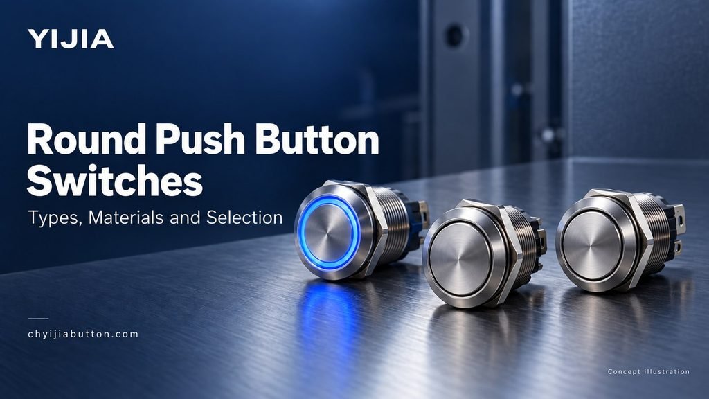 Round Push Button Switches for Industrial Control Panels